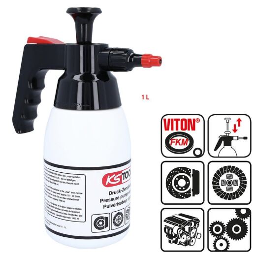 KS TOOLS Pumpspr&uuml;hflasche f&uuml;r Bremsenreiniger, 1 l