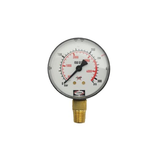 Harris Flaschendruck Manometer &Oslash; 63 mm, G1/4RH